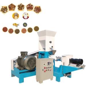 Quality 100-500kg/H Capacity Cat Pet Dog Food Extruder Machine Floating Fish Feed Production Line Feed Processing Machines for sale