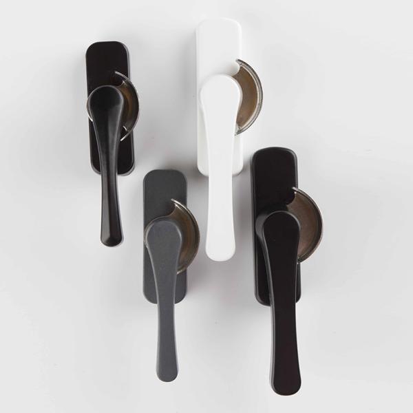 Powder Coated UPVC Crescent Moon Lock for Modern Design Style Door and Window Hardware