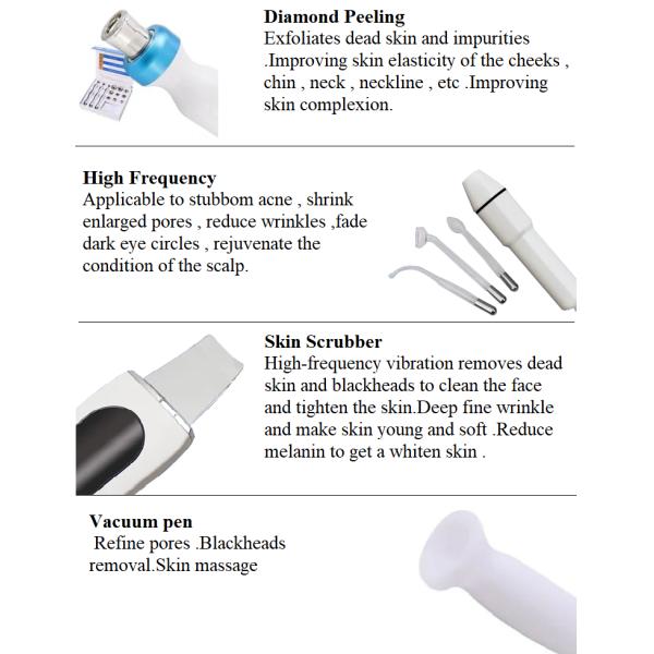 14 In 1 Hydra Oxygen Facial Machine 250VA Hydrafacial Cleaning Machine 100V - 240V