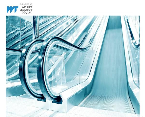 Buy Streamline Handrail Design Parallel Escalator With Variable Frequency Control at wholesale prices