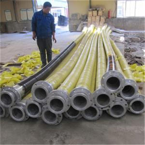 Quality Anti Static Dock Oil Rubber Hose , High Pressure Flexible Suction Delivery Hose for sale