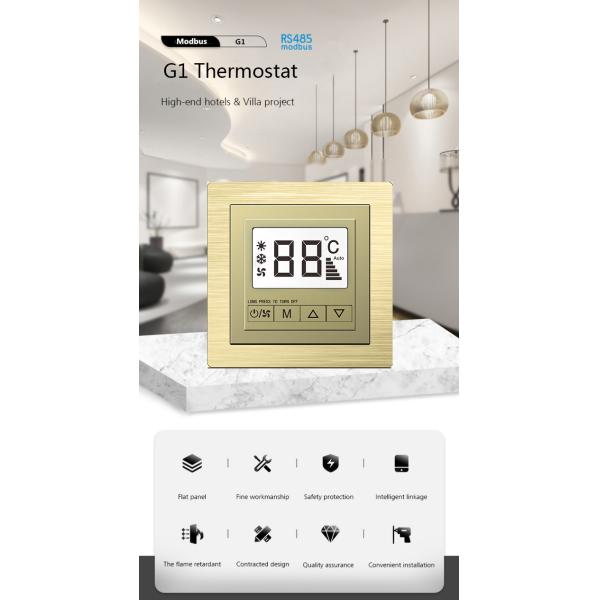 HR7 Home Smart Thermostat Aluminum Frame Flame Resisting Materials