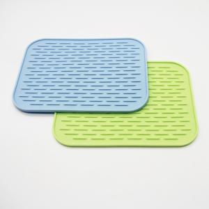 Quality Heat Resistant Glass Cup Collapsible Silicone Dish Mat for sale