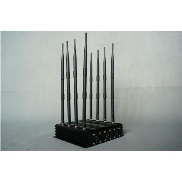 GSM CDMA Phs WiFi & Cellular 4G Wimax Signal Jammer 8 bands