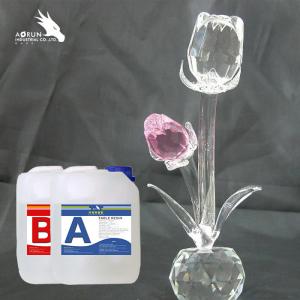 Quality Hard Glue UV Resistant Epoxy Resin Crystal Clear Ultraviolet Curing Pouring for sale