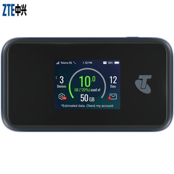 MU500 for ZTE 5G Wifi Pro Enabled Devices 4500mAh Battery 2.4 Inch Colour Touch Screen Router up to 30 Devices