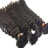 Buy cheap Free Shipping Natural Color Curly Wave Bulk Hair 10A Grades 100% Brazilian Hair from wholesalers