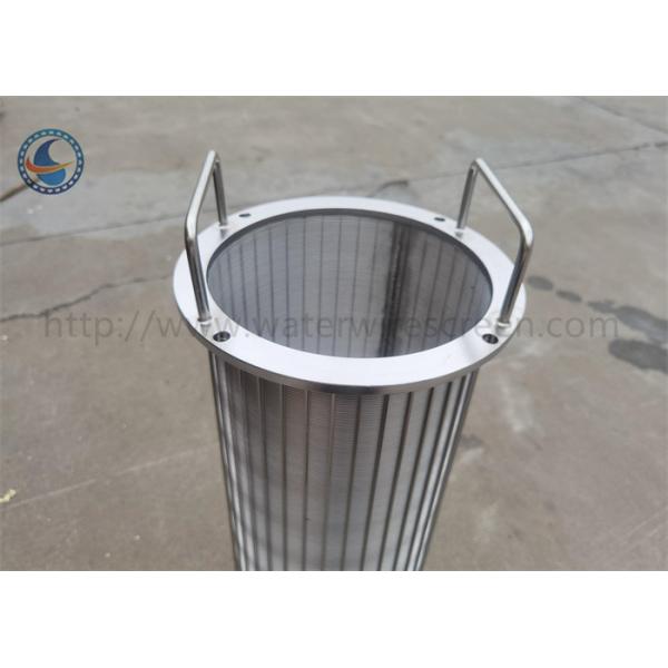 Backwash Johnson V Shape Filter Element With Handle Basket