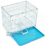Commercial Stainless Steel Metal kennel Mesh Pet Dog Cage, Heavy duty Metal
