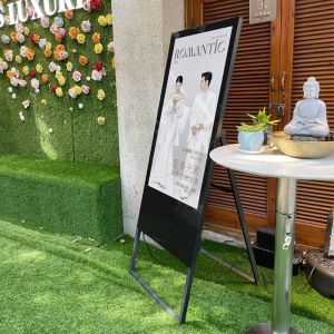 Quality 32 43 55 inch indoor touch screen lcd outdoor advertising player totem kiosk CMS software led display digital signage for sale