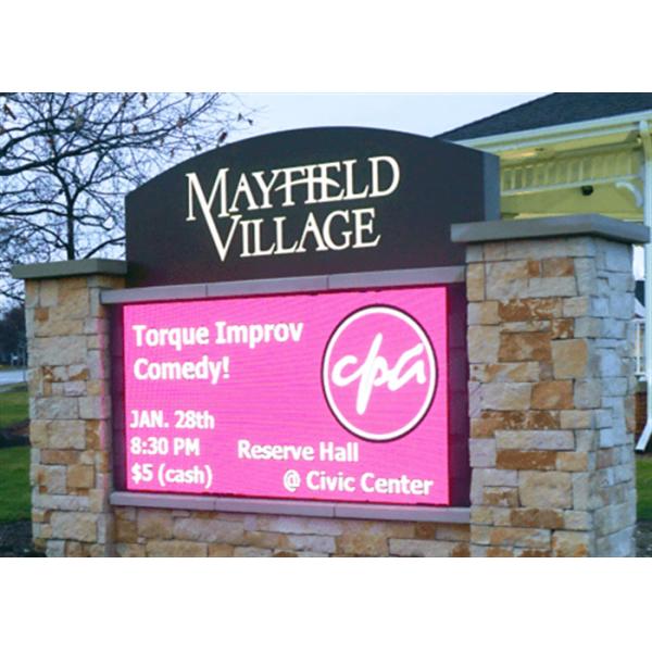 Outdoor P8 Front Service LED Display 1920HZ With 8000 Cd/Sqm Brightness