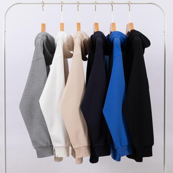 FODARLLOY Fashion Colors Grey Hoodie OEM Streetwear Essentials Oversize Unisex Pull Coat Men's Hoodies Pullover Red