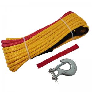 Quality UTV/ATV Winch Rope 6mm Uhmwpe with Protective Sleeve and Electric Power Source for sale