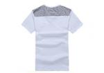 Summer V-neck Men's Printed T - Shirt Cotton Short Sleeve Business Outdoor