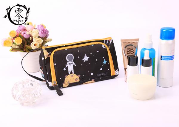 Buy Cartoon Spaceman Cosmetic Makeup Kit Bag , Cute Women Portable Makeup Box Case at wholesale prices