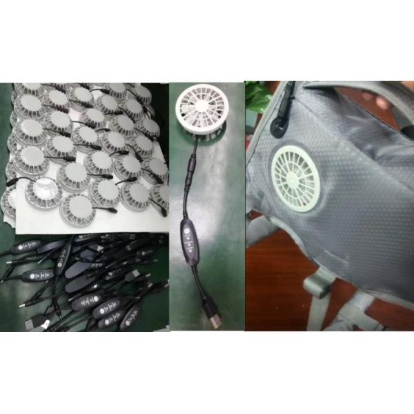 Light Weight 47g Cooling Jacket With Fan Thickness 25mm X Outer Diameter 68mm