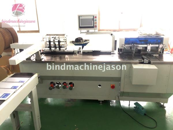Wire binding machine with hole punching function PBW580 for notebook