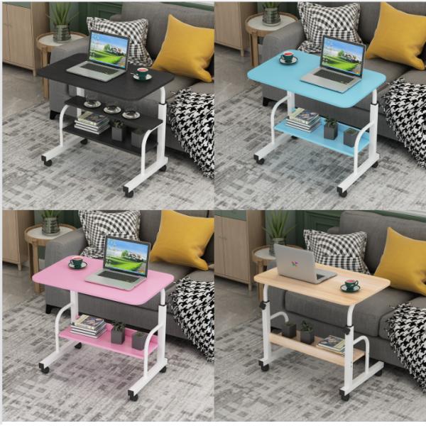 Wood Desktop Laptop Desk for Modern Office Height Adjustable Portable Computer Table
