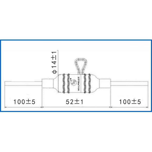 IP68 5x20mm In Line Fuse Holders 20A For Roadway Street Lighting