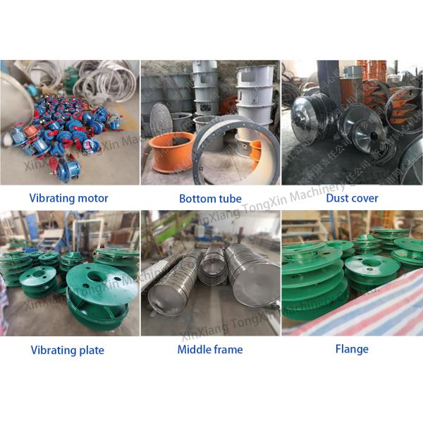 High Accuracy Rotary Screening Machine Silica Sand High Filtration Efficiency