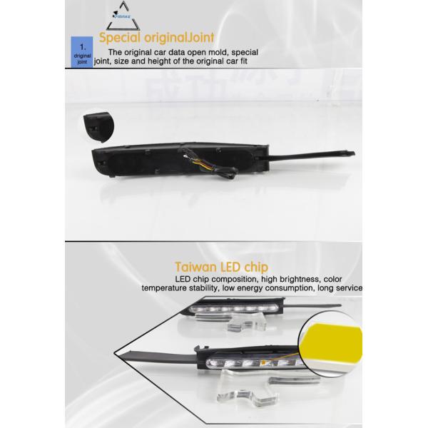 Pair Drl For Toyota Reiz 2004-2009 Led Drl Daytime Running Light With Turn Signal