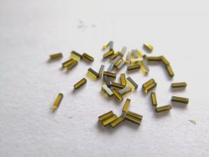 China 3x 0.8 X 0.8mm Yellow CVD HPHT Diamond Sticks For Vinyl Record Disc Cutter Needle on sale