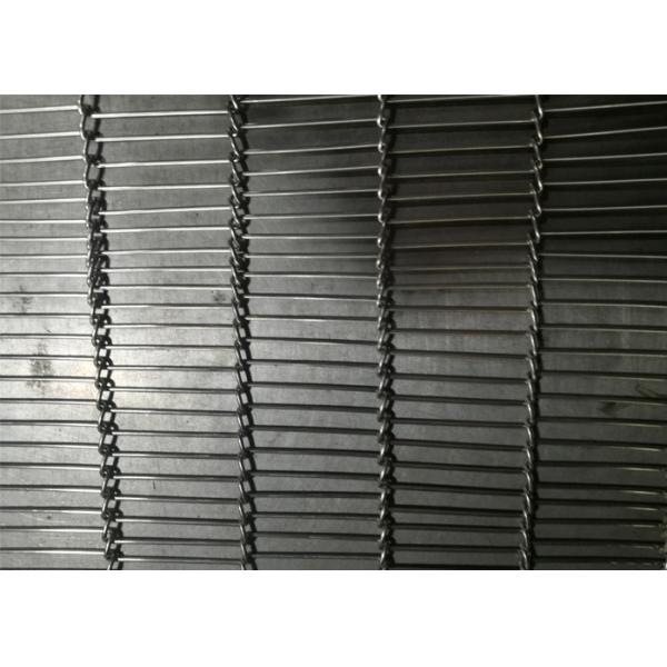 Enrober Wire Mesh Chain Conveyor , Ladder Conveyor Belt Large Open Area