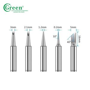 0-480℃ Temperature Adjustable K018 60W Soldering Iron Kit For Welding Green