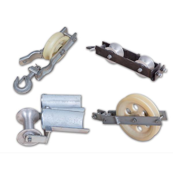 Single Sheave Stringing Pulley Block Transmission Line Stringing Tools For ABC Cable