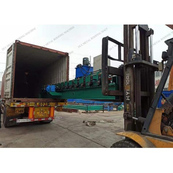 Hydraulic Cutting 40ft Sheet Metal Profiling Machine Cr12 Roof Making Machine