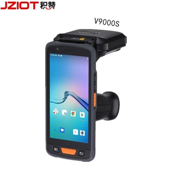 Buy Multi-Function Android UHF RFID PDA Wireless Scanner Bluetooth/WiFi/Barcode Compatible Handy UHF RFID Reader Blue at wholesale prices