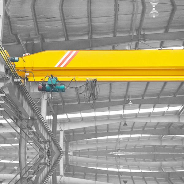 Double Speed Remote Control Single Girder Wire Rope Hoist Overhead Crane Indoor Use