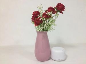 China Professional House Ultrasonic Essential Oil Diffuser / Pink Electric Air Freshener For Home on sale