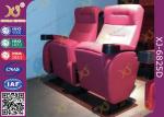 Heavy Iron Frame Fire Retardant Folding Theater Seats With Cup Holder