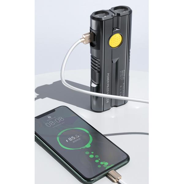 Large COB Portable LED Work Lights Aluminum High Power Flashlight LED Work Site Light