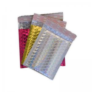 Quality Air Bubble Padded Holographic Mailers Bulk Bag For Shipping Packaging for sale
