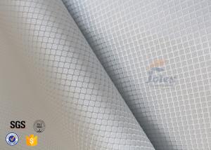 Quality Checked Silver Coated Fabric Aluminized Fiberglass Cloth For Decoration for sale