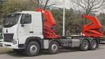 Side Loader Semi Trailer Optimized For Efficient Container Loading Unloading