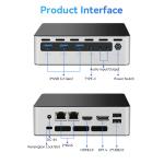 Intel Core Ultra 7 155U Mini PC DDR5 64G With Dual Ethernet Windows 11 Linux