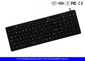 China IP68 Backlit Silicone Keyboard With On / Off Switch Function Keys on sale