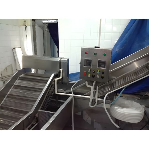 Industrial Durable Prawn Cleaning Machine , Anti Corrosion Carp Processing Plant