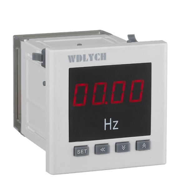120mm 4 Digits Digital Frequency Panel Meter Ac Voltage Input With Relay Alarm