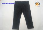 Navy Denim Baby Jogging Bottoms Faux Fly And Functional Back Pockets Toddler Boy