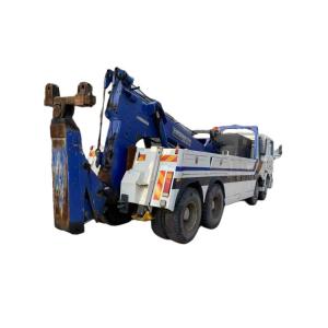 Quality Second Hand Trucks SHACMAN 6X4 20Ton 30Ton Road Rescue Recovery Vehicles Integrated Tow and Crane Wrecker Truck for sale