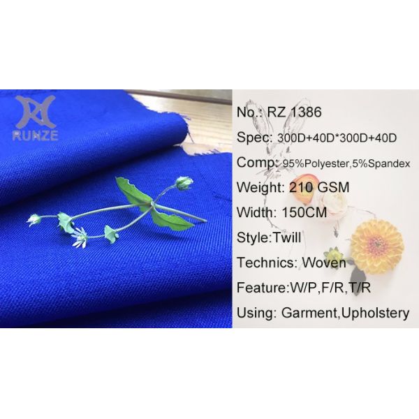 270GSM 4 Way Stretch Twill Gabardine Woolen Blazer Fabric Suit Office Uniform Cloth