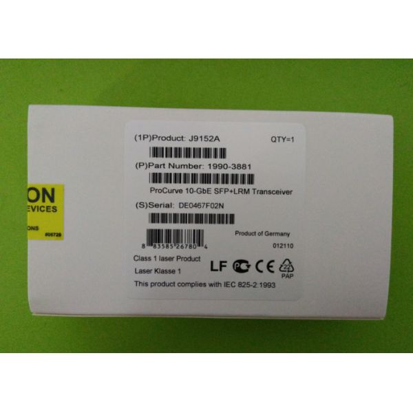 J9152A Fiber Interface Module X132 10-GBE 1310nm 220M SFP+ Package LRM