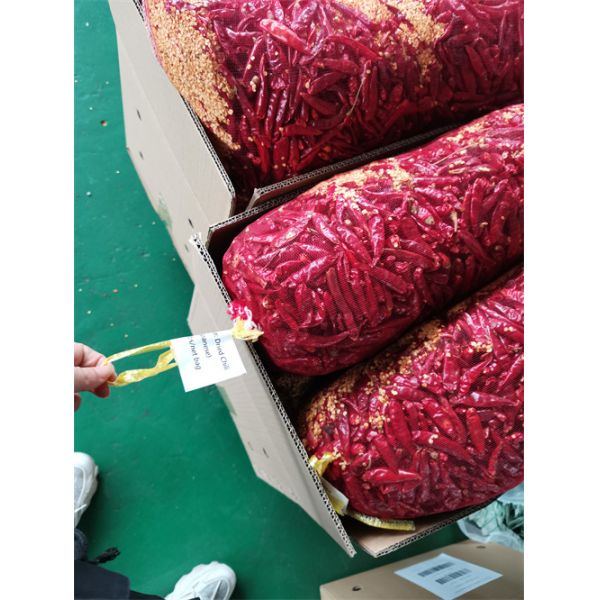 Red Erjingtiao Dried Chilis Spicy Stemmed Dehydrating Chili Peppers