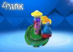 Amusement Park Rides / Zoo Steam Train Track Ride Fiberglass Material