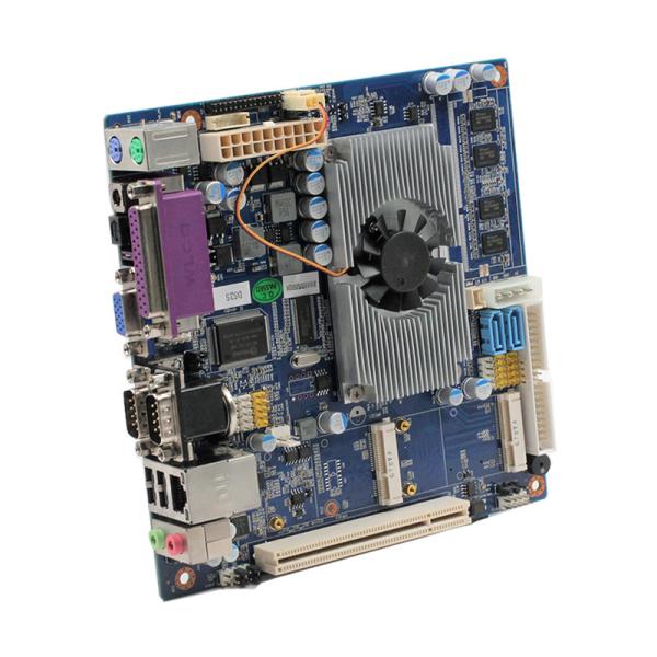 Buy Intel Atom Dual Core D525 Mini Itx Motherboard 6COM Integrated 2GB DDR3 at wholesale prices