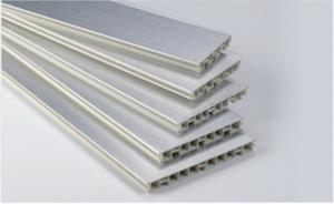 Quality PVC Skirting Wrapped Waterproof Cladding MDF Skirting Board For Office Building for sale